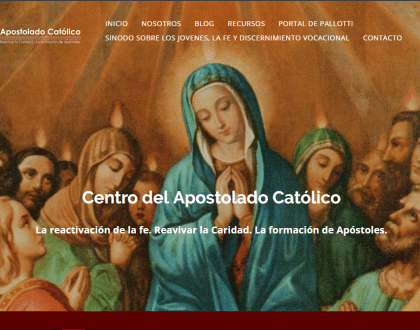 El Centro del Apostolado Católico renueva su portal web