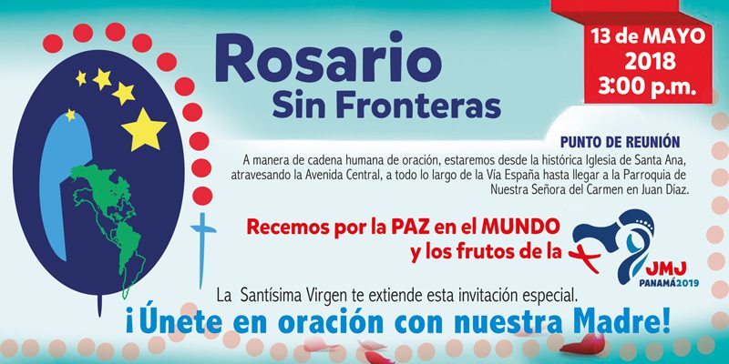 Panamá se unirá al Rosario sin Fronteras del continente americano