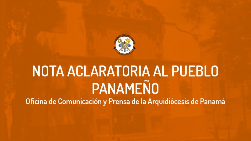 Nota aclaratoria al Pueblo Panameño